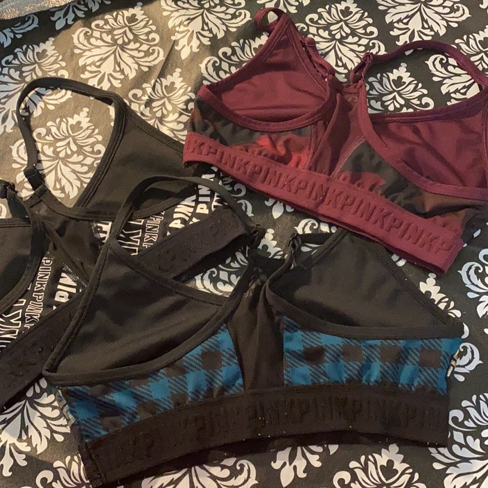 PINK Victoria’s Secret Ultimate Sports (3) Bras